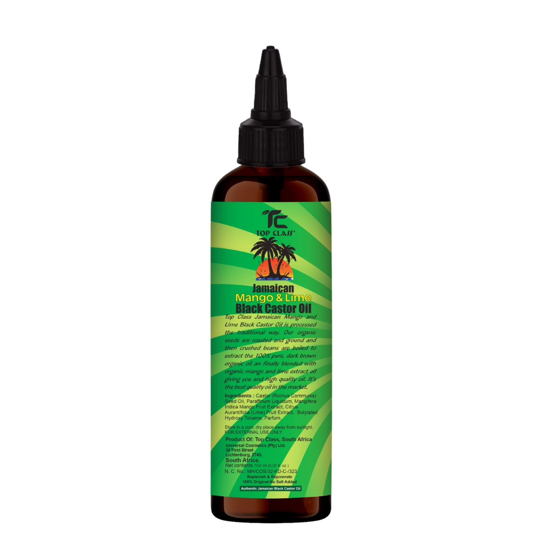 Top Class Jamaican Black Castor Oil-Mango & Lime 150ml