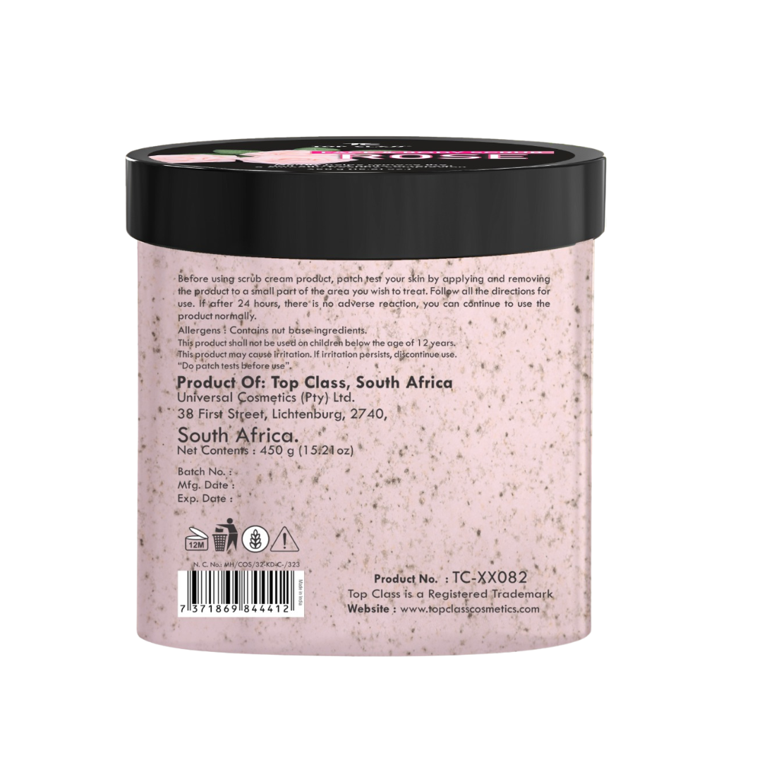 Top Class Face & Body Scrub - Rose 450ml