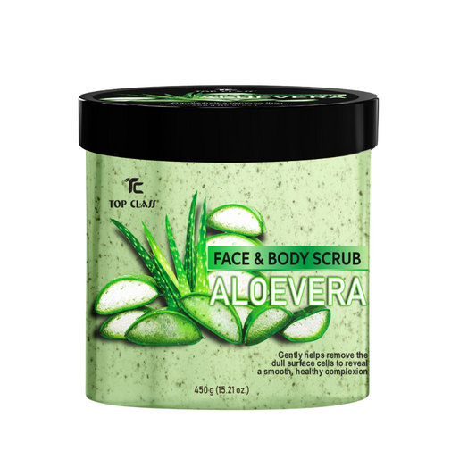 Top Class Face & Body Scrub - Aloe Vera 450ml