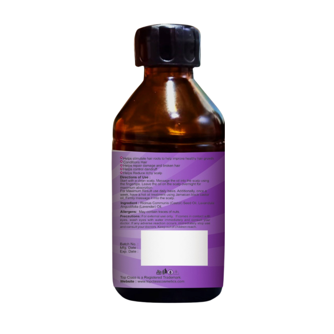 Top Class Jamaican Black Castor Oil with Lavender 115ml