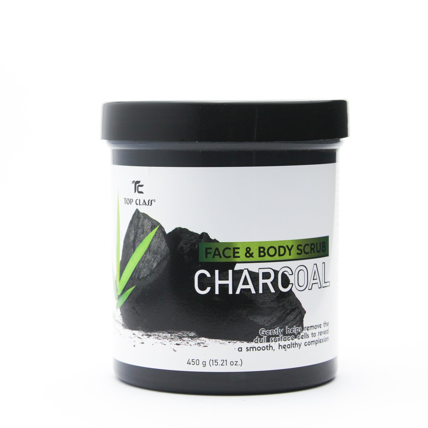 Top Class Face & Body Scrub - Charcoal 450ml